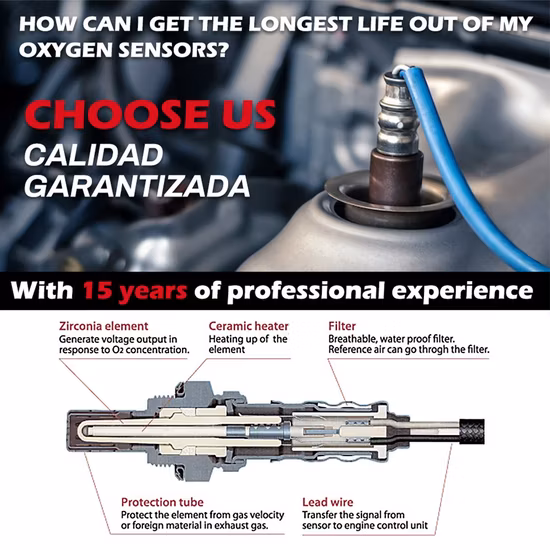 Comercio al por mayor de piezas de automóvil Sensor de oxígeno OEM 11787590713 para Mini Cooper R55 R56 R57 1.6L 2007